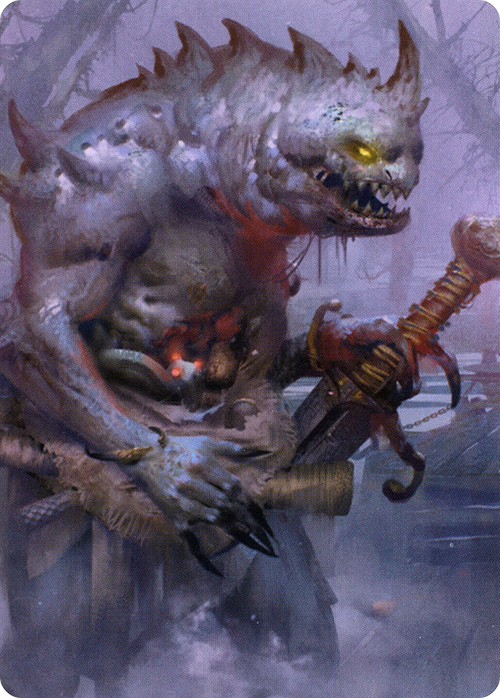 Gray Slaad // Gray Slaad (ACLB-015) - Battle for Baldur's Gate Art Series (Borderless) Foil