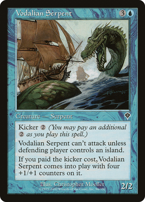 Vodalian Serpent (INV-086) - Invasion Foil
