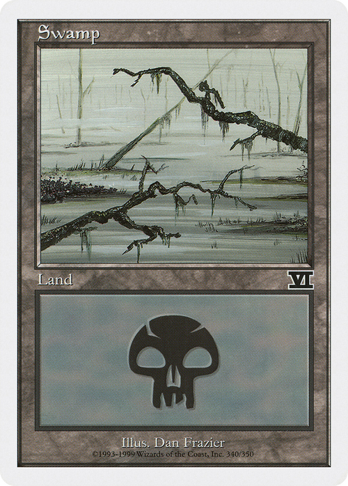 Swamp (340) (6ED-340) - Classic Sixth Edition