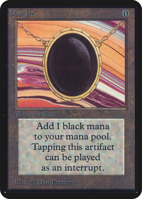 Mox Jet (LEA-) - Limited Edition Alpha