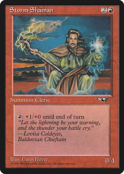 Storm Shaman (Male) (ALL-119) - Alliances