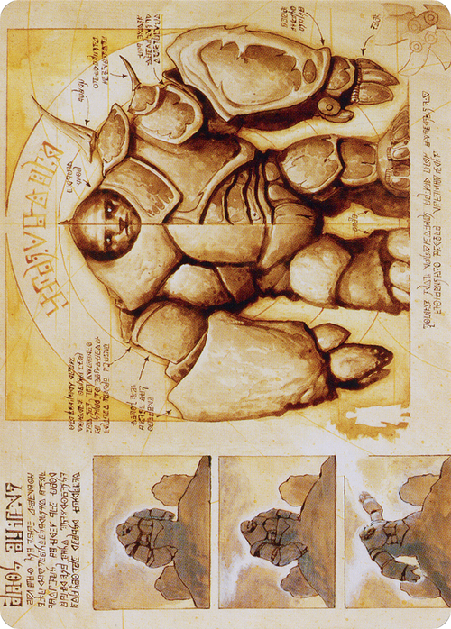 Precursor Golem // Precursor Golem (ABRO-072) - The Brothers' War Art Series (Borderless)