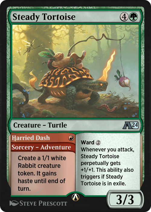 Steady Tortoise // Harried Dash (YWOE-025) - Alchemy: Wilds of Eldraine