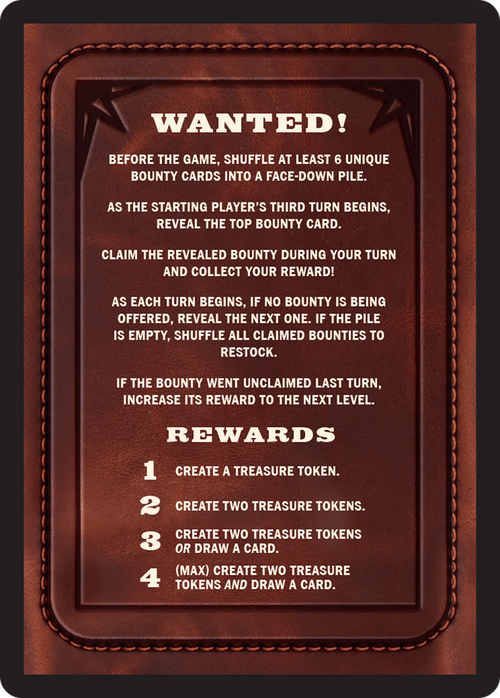 Bounty: The Outsider // Wanted! (TOTC-036) - Outlaws of Thunder Junction Commander Tokens