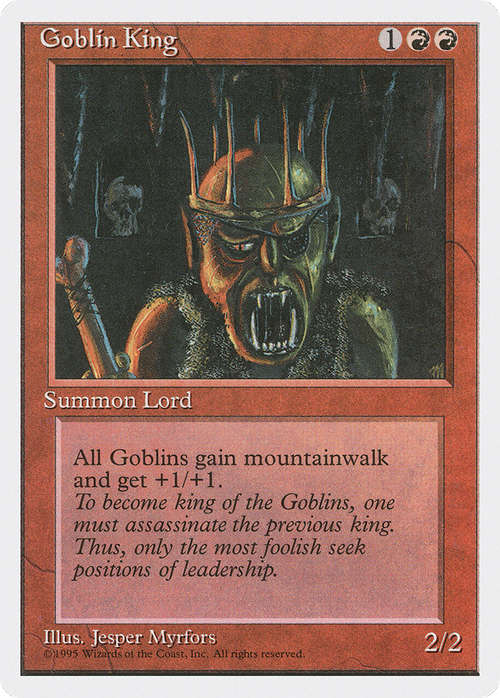 Goblin King (4ED-) - Fourth Edition