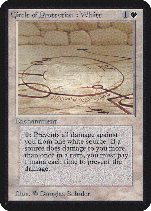 Circle of Protection: White (LEA-) - Limited Edition Alpha