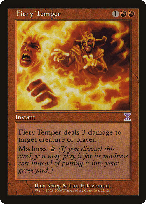 Fiery Temper (TSB-062) - Time Spiral Timeshifted