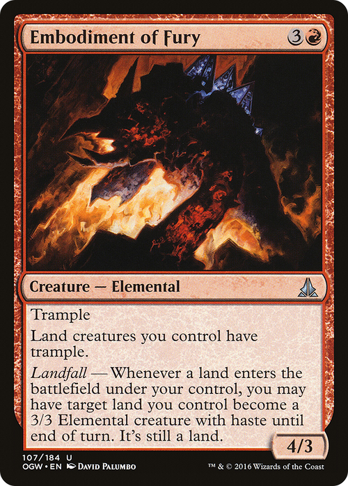 Embodiment of Fury (OGW-107) - Oath of the Gatewatch Foil