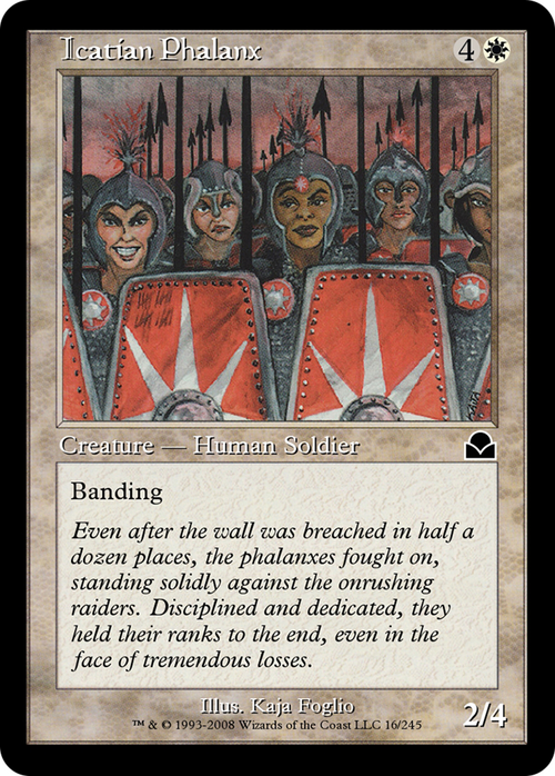 Icatian Phalanx (ME2-016) - Masters Edition II