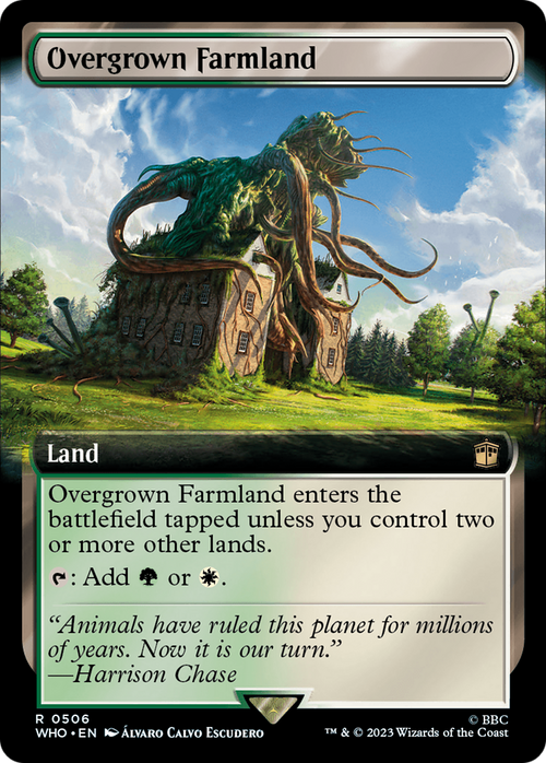 Overgrown Farmland (Extended Art) (WHO-506) - Doctor Who: (Extended Art) Foil