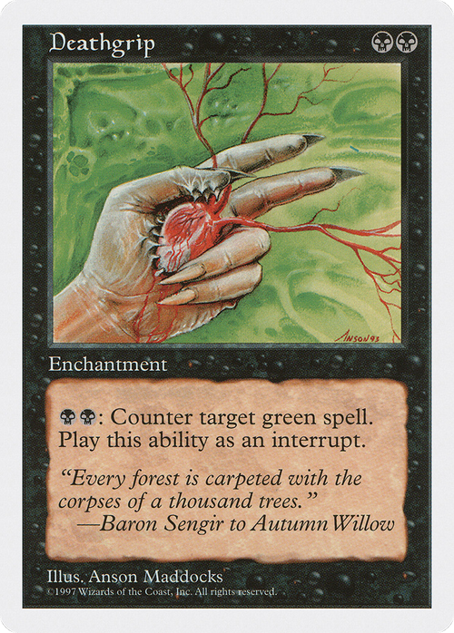Deathgrip (5ED-154) - Fifth Edition