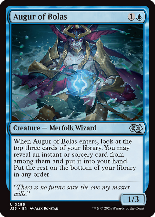 Augur of Bolas (J25-286) - Foundations Jumpstart