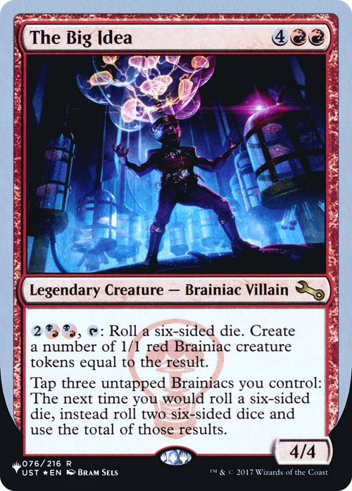 The Big Idea (LIST-076/216) - The List (Unfinity Foil Edition) Foil