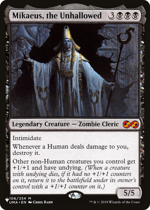 Mikaeus, the Unhallowed (LIST-106/254) - The List