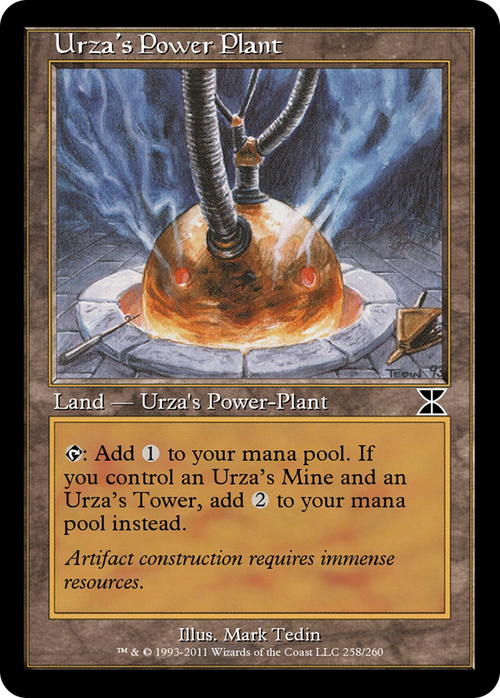 Urza's Power Plant (ME4-258D) - Masters Edition IV Foil