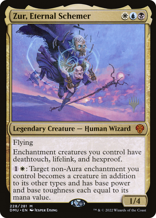 Zur, Eternal Schemer (PPDMU-228) - Dominaria United Promos Foil