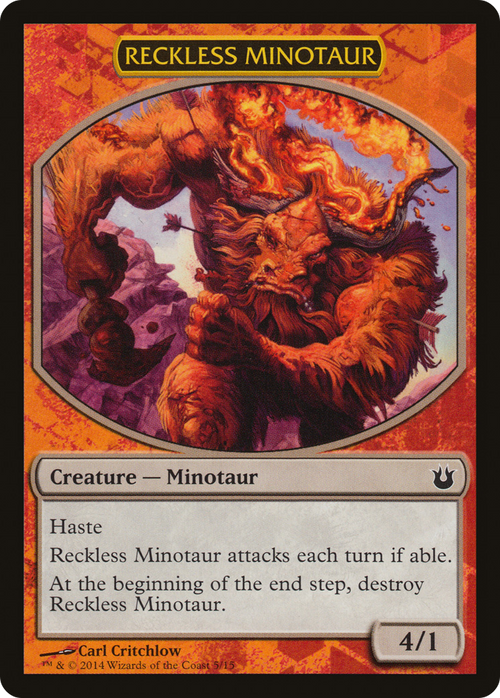 Reckless Minotaur (HERO-005) - Battle the Horde
