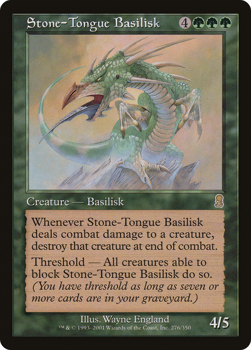 Stone-Tongue Basilisk (ODY-276) - Odyssey