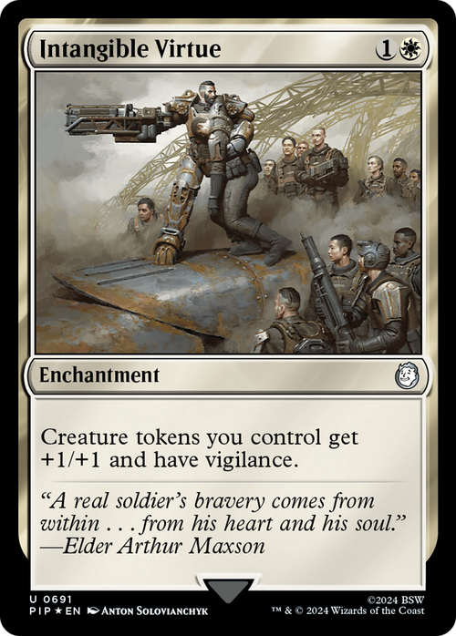 Intangible Virtue (Surge Foil) (PIP-691) - Fallout Foil