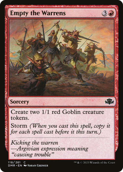 Empty the Warrens (DMR-118) - Dominaria Remastered