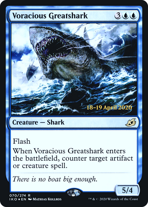 Voracious Greatshark (PRE-70S) - Ikoria: Lair of Behemoths Promos Foil