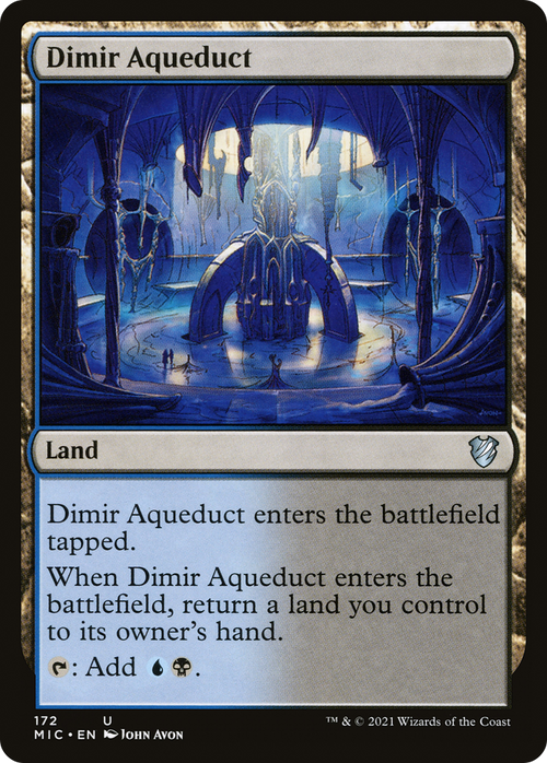 Dimir Aqueduct (MIC-172) - Midnight Hunt Commander
