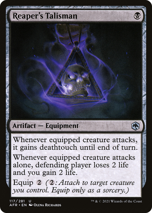 Reaper's Talisman (AFR-117) - Adventures in the Forgotten Realms Foil