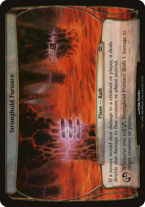 Stronghold Furnace (Planechase) (OVER-037) - Planechase Planes