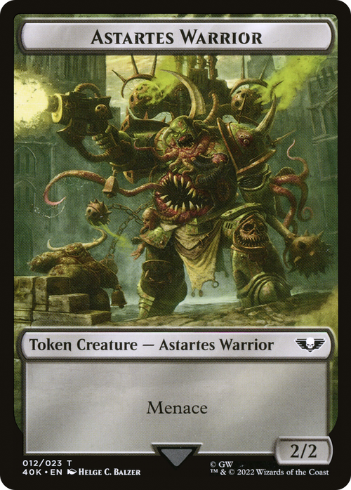 Astartes Warrior (T40K-012) - Warhammer 40,000 Tokens
