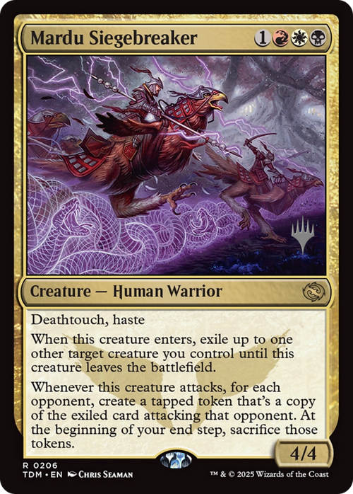 Mardu Siegebreaker (PPTDM-206P) - Promo Pack: Tarkir: Dragonstorm