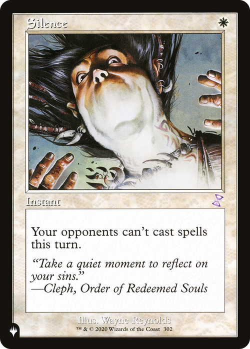 Silence (LIST-TSR-302) - The List
