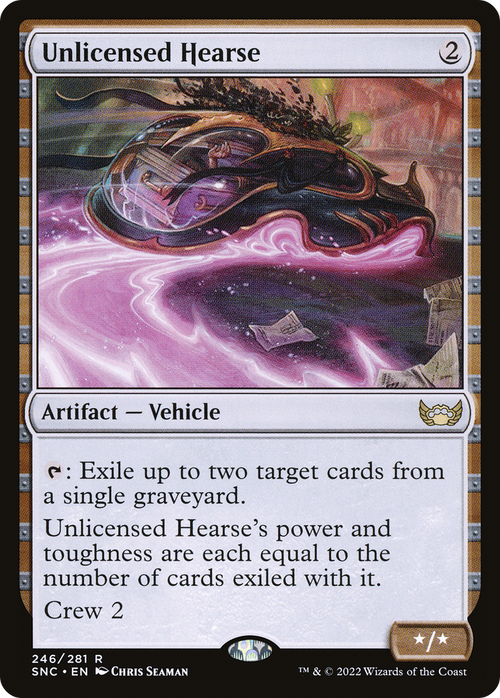 Unlicensed Hearse (SNC-246) - Streets of New Capenna