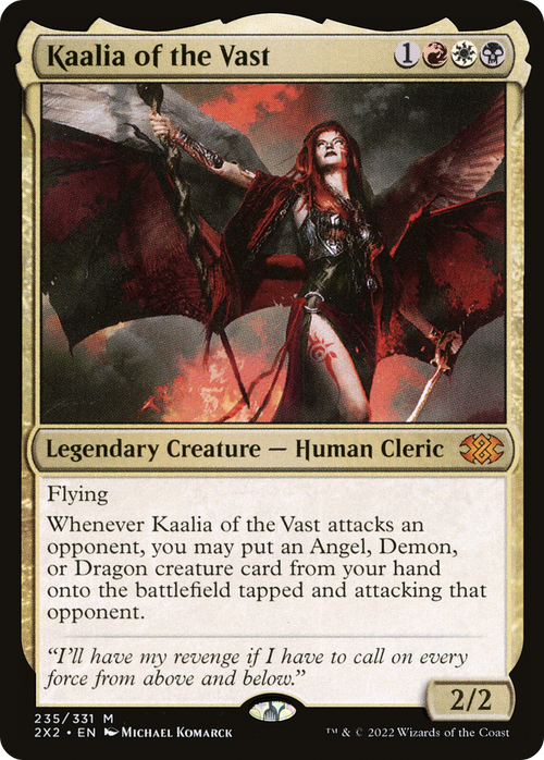 Kaalia of the Vast (2X2-235) - Double Masters 2022 Foil