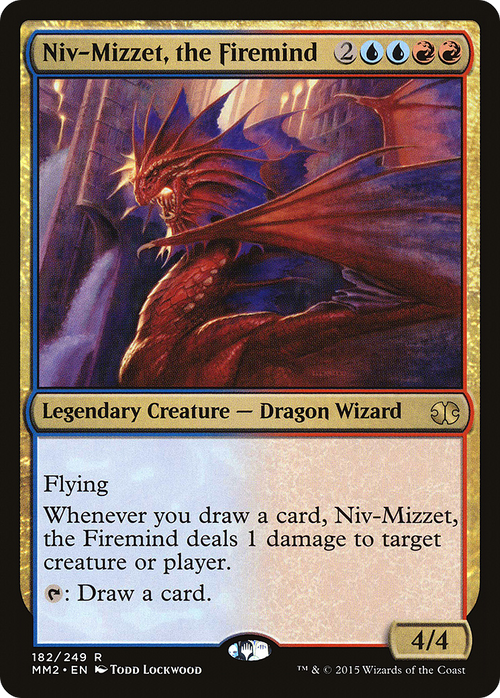 Niv-Mizzet, the Firemind (MM2-182) - Modern Masters 2015 Foil