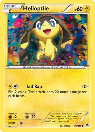 Helioptile (28)  XY  Phantom Forces - Common