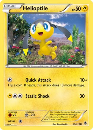 Helioptile (29)  XY  Phantom Forces - Common