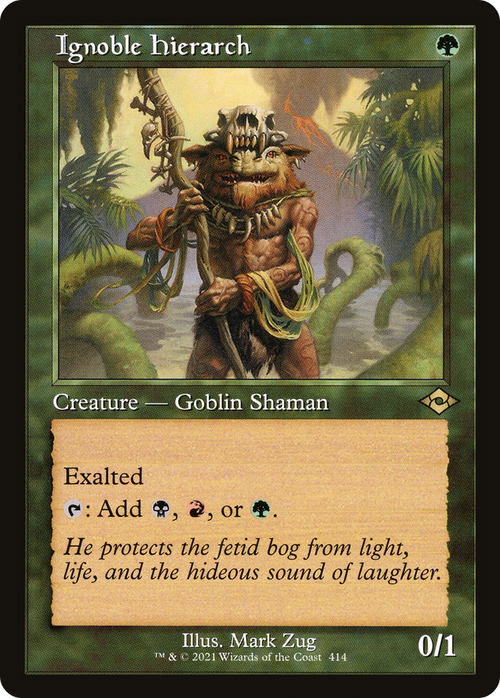 Ignoble Hierarch (Retro Frame) (MH2-414) - Modern Horizons 2 Foil