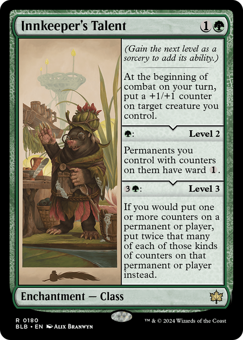 Innkeeper's Talent (BLB-180) - Bloomburrow Foil