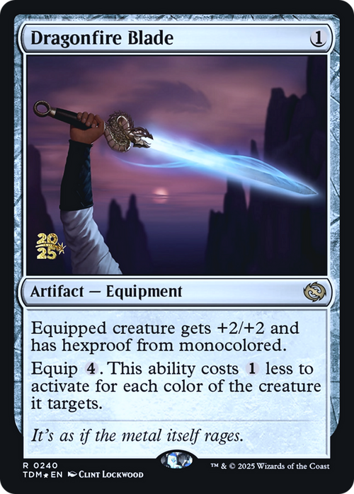 Dragonfire Blade (PRE-240S) - Prerelease Cards Foil