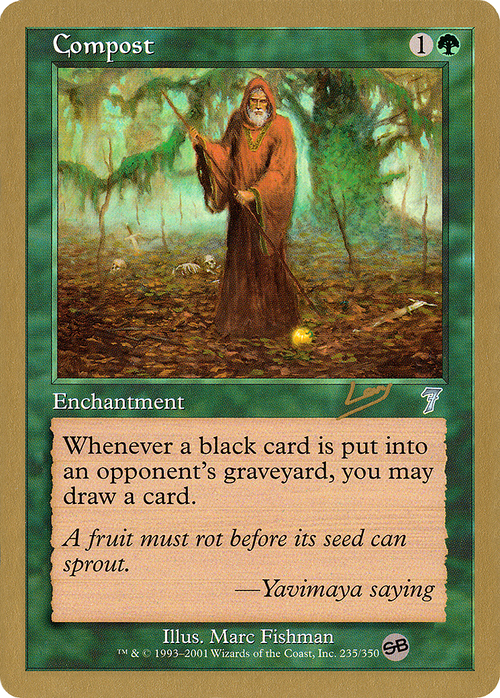 Compost - 2002 Raphael Levy (7ED) (SB) (WCD-) - World Championship Decks 2002