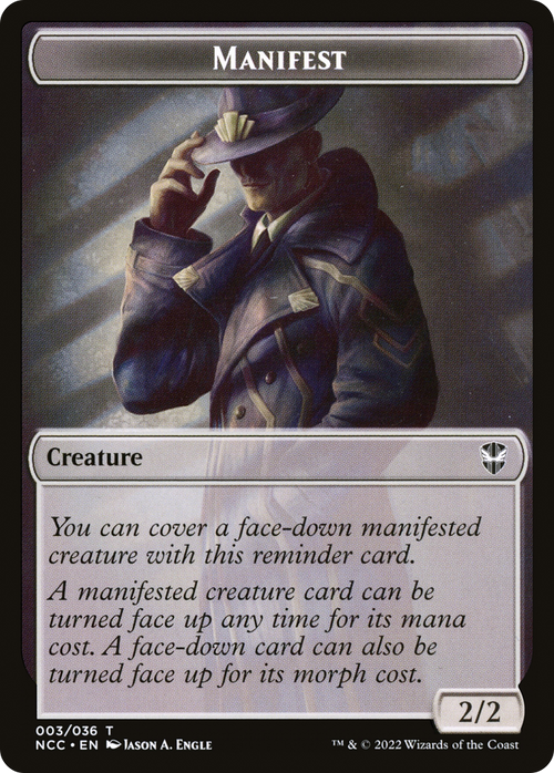 Manifest (TNCC-003) - New Capenna Commander Tokens