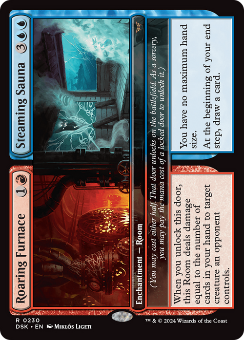 Roaring Furnace // Steaming Sauna (DSK-230) - Duskmourn: House of Horror Foil