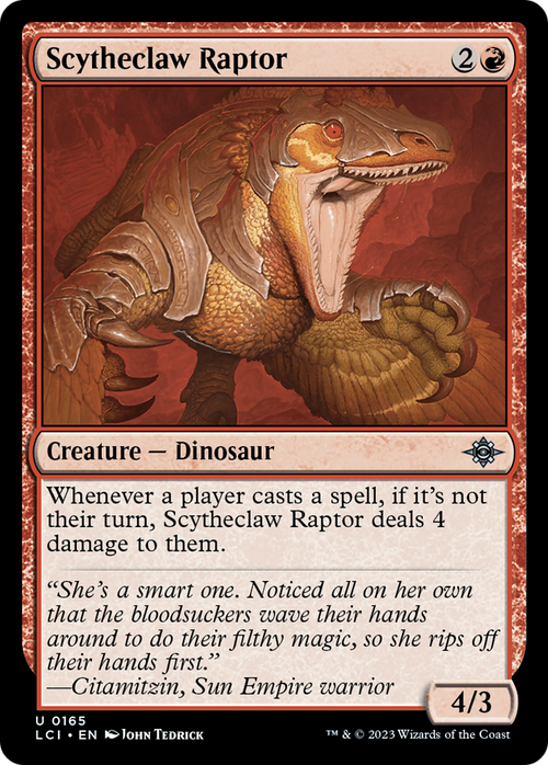Scytheclaw Raptor (LCI-165) - The Lost Caverns of Ixalan