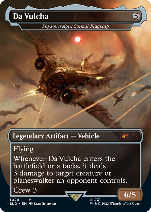 Da Vulcha - Skysovereign, Consul Flagship (Borderless) (SLD-1029) - Secret Lair Drop / Da Vulcha