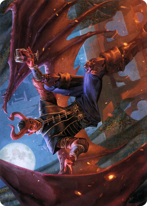Raphael, Fiendish Savior // Raphael, Fiendish Savior (ACLB-040) - Battle for Baldur's Gate Art Series (Borderless) Foil