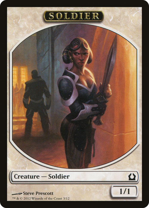 Soldier Token (RTR-003) - Return to Ravnica Tokens