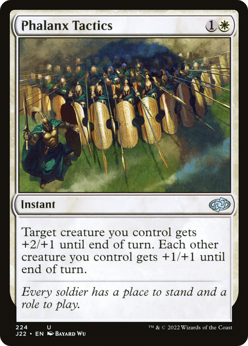 Phalanx Tactics (J22-224) - Jumpstart 2022