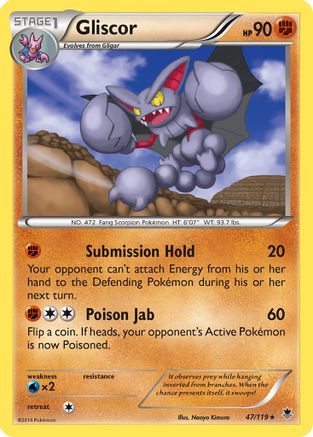 Gliscor  XY  Phantom Forces - Rare