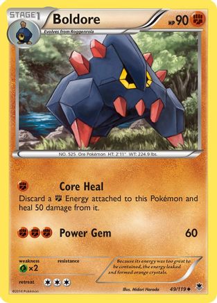 Boldore  XY  Phantom Forces - Uncommon