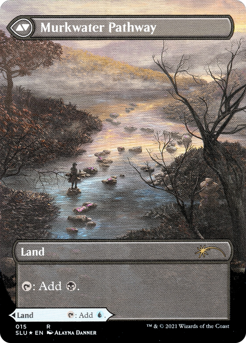 Clearwater Pathway (Borderless) (SLU-015) - Secret Lair: Ultimate Edition: (Showcase) (Borderless) Foil